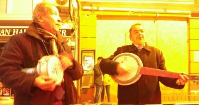 Ambulerande musiker.